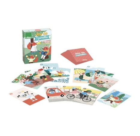 Vilac Karetní hra 7 rodin zvířata