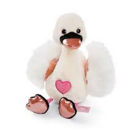 NICI Plüsch Liebe Weißer Schwan 35cm, GRÜN
