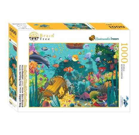 Brain Tree Puzzle Schatz unter der Oberfläche 1000 Teile
