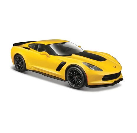 Maisto - 2015 Corvette Z06, gelb, 1:24