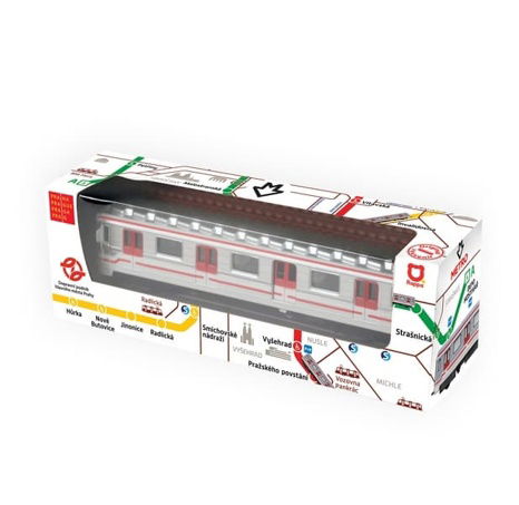 Metro Praha kovové 16 cm