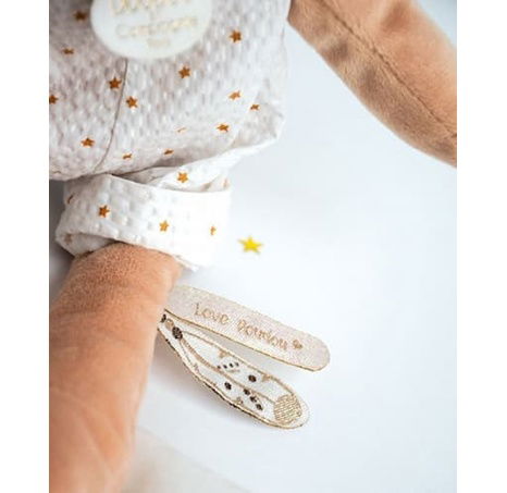 Doudou Dárková sada - plyšová hračka medvídek s dečkou 28 cm