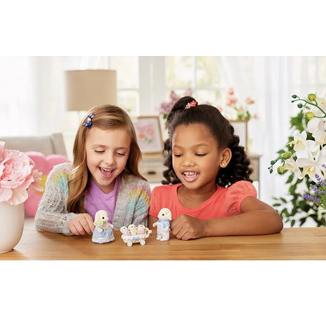 Sylvanian Families - rodina Flora králíci s trojčaty