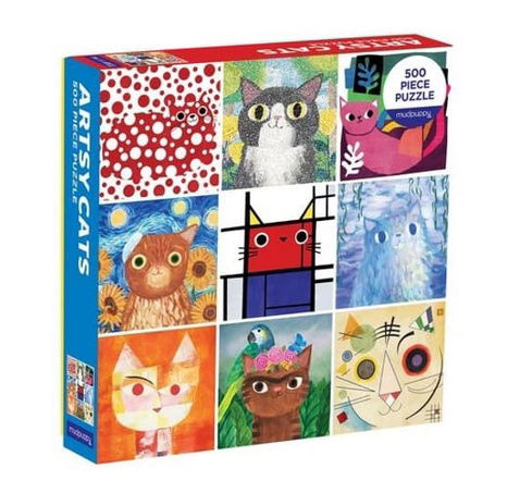 Mudpuppy Puzzle Art Cats 500 Teile