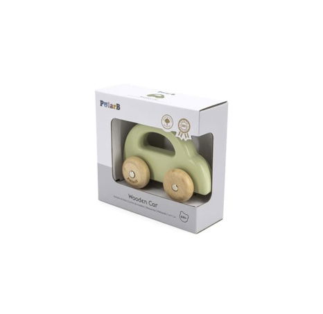 Dřevěné autíčko-zelené