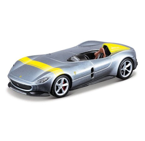 Maisto - Speed Icons - Ferrari Monza SP1, silber-gelb, 1:64