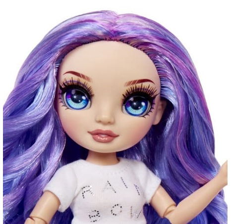 Rainbow High Junior Fashion panenka v pyžamu - Violet Willow