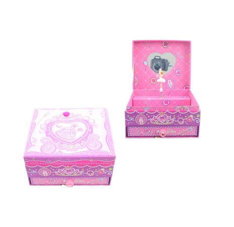 Hrací skříňka šperkovnice princezna