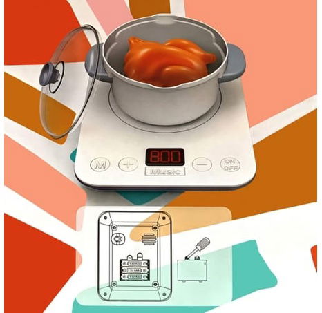 Bavytoy Sada nádobí 55ks grey