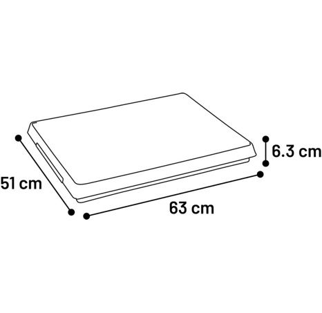 Flamingo Pelou Toaleta pro domácí mazlíčky 63x6,3x51cm