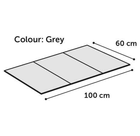 Flamingo Chladící podložka šedá vzor kapky XL 100x60cm