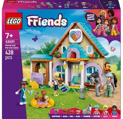Lego Friends 42651 Veterinární klinika pro koně a domácí mazlíčky