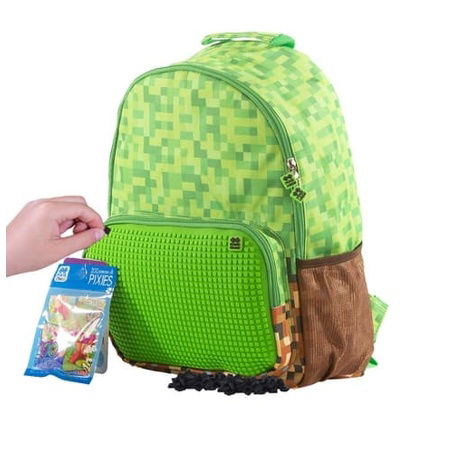 PIXIE CREW Freizeitrucksack grüner Würfel