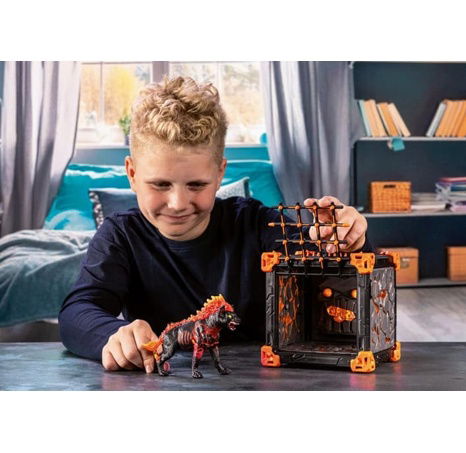 Schleich 42674  Aréna BattleCave lávové hyeny