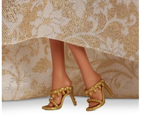 Barbie vánoční panenka hnědovláska 2025