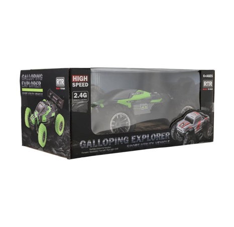 Auto RC Buggy rychlostní 2,4GHz plast 25cm na baterie zelené