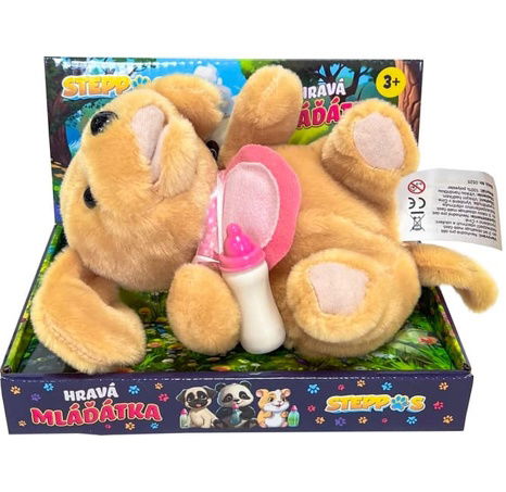 STEPPOS Interaktivní štěňátko s lahvičkou