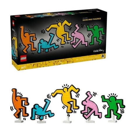 LEGO® ART Keith Haring – Tančící postavy