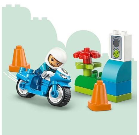 Lego Duplo 10471 Modrá policejní motorka