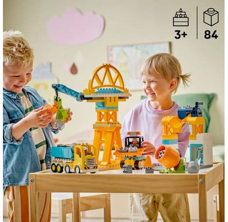 Lego Duplo 10476 Staveniště a vozidla 3 v 1