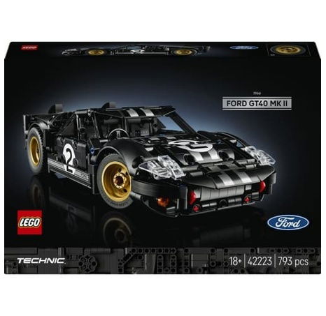 LEGO® TECHNIC 42223 Závodní auto 1966 Ford GT40 MKII