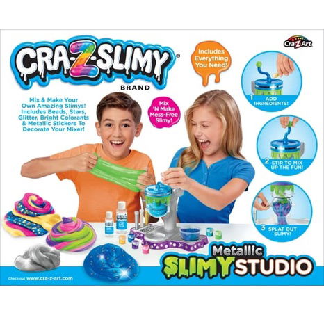 Cra-Z-Slimy Továrna  na výrobu slizu - metalické barvy