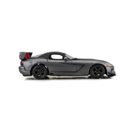 Bburago - Auta HOBBY, Dodge Viper SRT 10 ACR, šedá metalíza-matná černá, 1:24