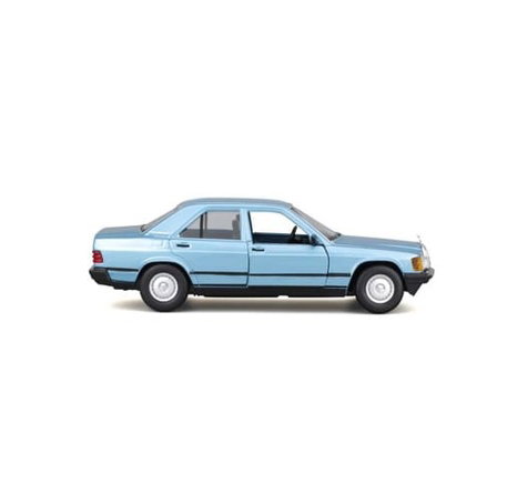 Bburago - Auta HOBBY, Mercedes-Benz 190 E 2.6, modrá metalíza, 1:24