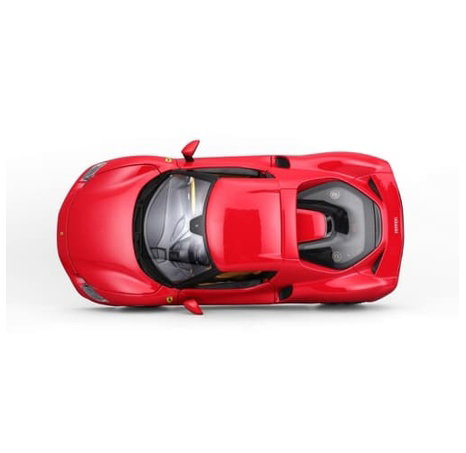 Bburago - RACE+PLAY, Ferrari 296 GTB, červená, 1:18