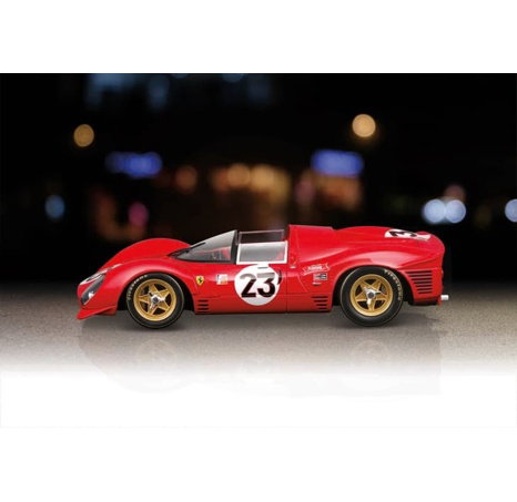 Bburago - RACING, Ferrari 330 P4 Daytona (1967), červená, 1:24