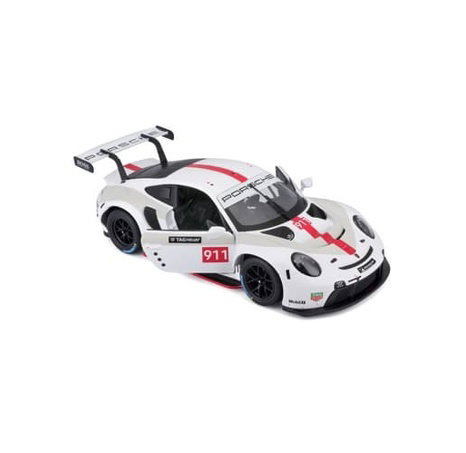 Bburago - RACE, Porsche 911 RSR, bílá, 1:24