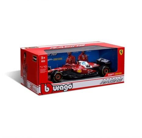 Bburago – RACE Formule F1 Ferrari SF-25 (2025) s helmou, #16 Charles Leclerc, 1:18