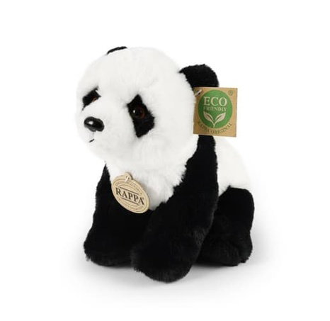 Rappa Plyšová panda sedící 23 cm SOFT COLLECTION, ECO-FRIENDLY