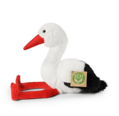 Rappa Plyšový čáp 20 cm ECO-FRIENDLY