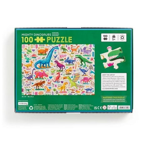 Mudpuppy Puzzle Mocní dinosauři 100 dílků