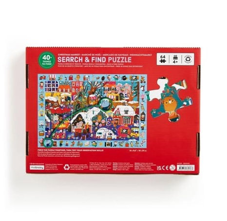 Mudpuppy Puzzle Hledej a najdi Vánoční trh