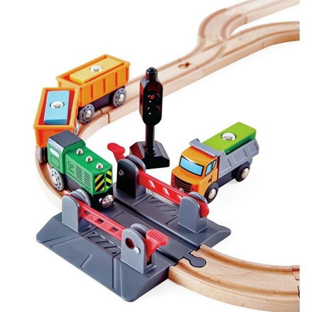 Vláčkodráha s jeřábem