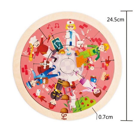 Hape Puzzle-Povolání v kruhu