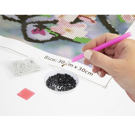 Craft Malování pomocí kamímků Diamond Pejsek 40x50 cm