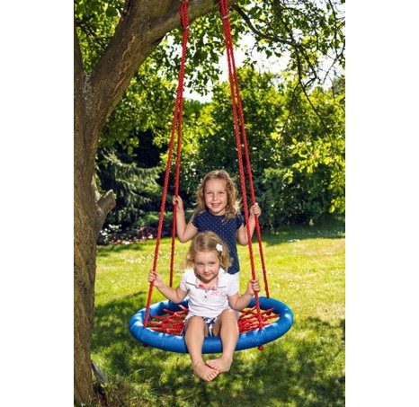 Woody Houpací kruh (průměr 85cm) - červenomodrý