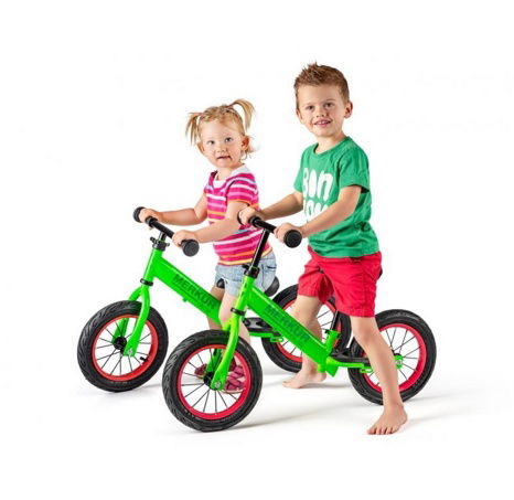 Odrážedlo CROSS zelené s bantamy, kovové