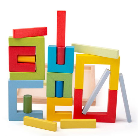 Bigjigs Toys Dřevěné skládací tvary