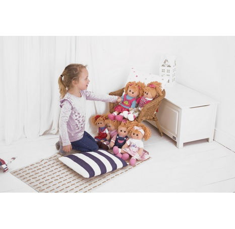 Bigjigs Toys Látková panenka Emily 34 cm