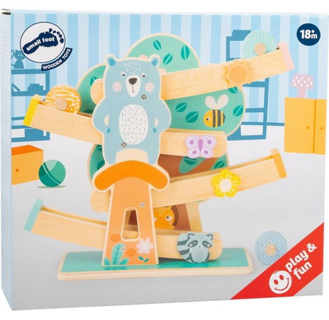 Small Foot Dřevěná dráha v pastelových barvách