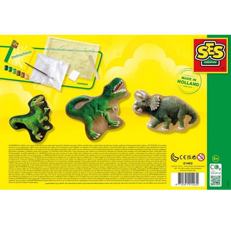 Odlévání a malování - dinosauři