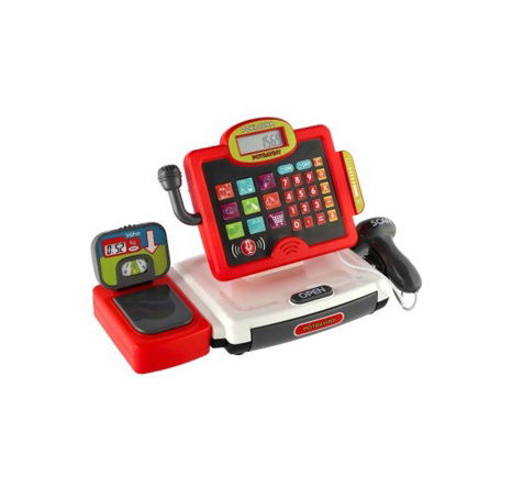 Pokladna malá digitální se zvukem se světlem