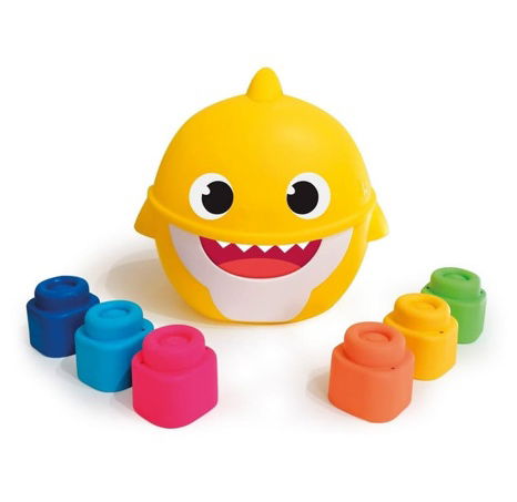 Clemmy baby - Baby Shark - Kleiner Eimer mit Blöcken