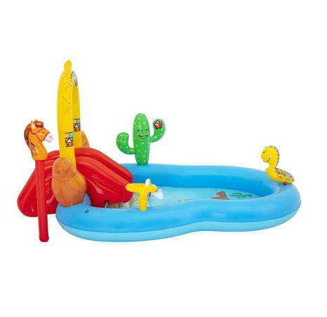 Nafukovací vodní hrací centrum Bestway Wild West, 2,64m x 1,88m x 1,40m