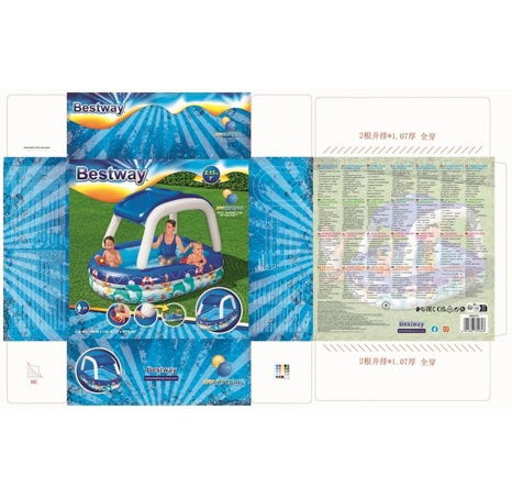 Nafukovací bazének Bestway Captain Family 213x155x132cm