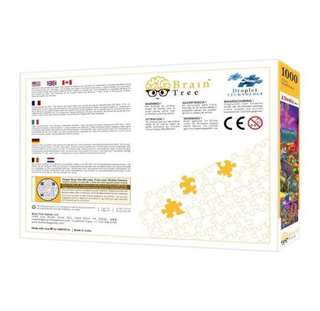 Brain Tree Puzzle Soumrak na dvorku 1000 dílků